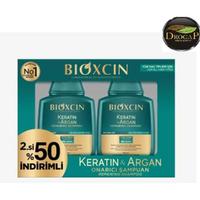 BİOXCIN KERATİN & ARGAN ONARICI ŞAMPUAN 300 ML 2. % 50 İNDİRİMLİ 2 Lİ PAKET