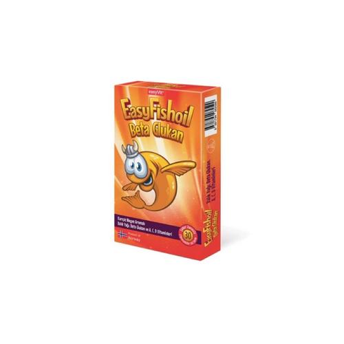 EasyFishoil Beta Glukan Karışık Meyve Aromalı 30 Jel Tablet