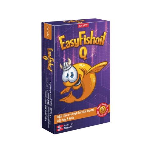 EasyFishoil Q 30 Çiğneme Tableti