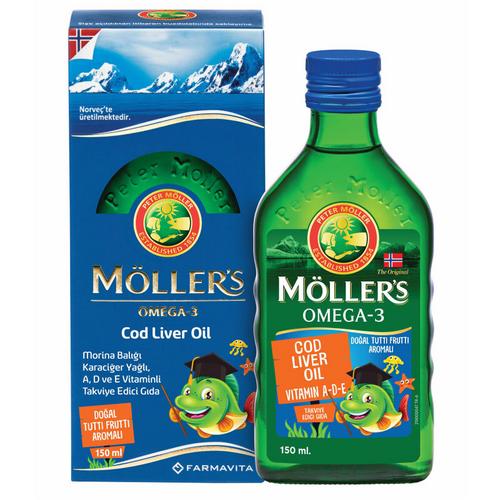 Möller's Omega-3 Balık Yağı Şurubu Tutti Frutti 150 ml